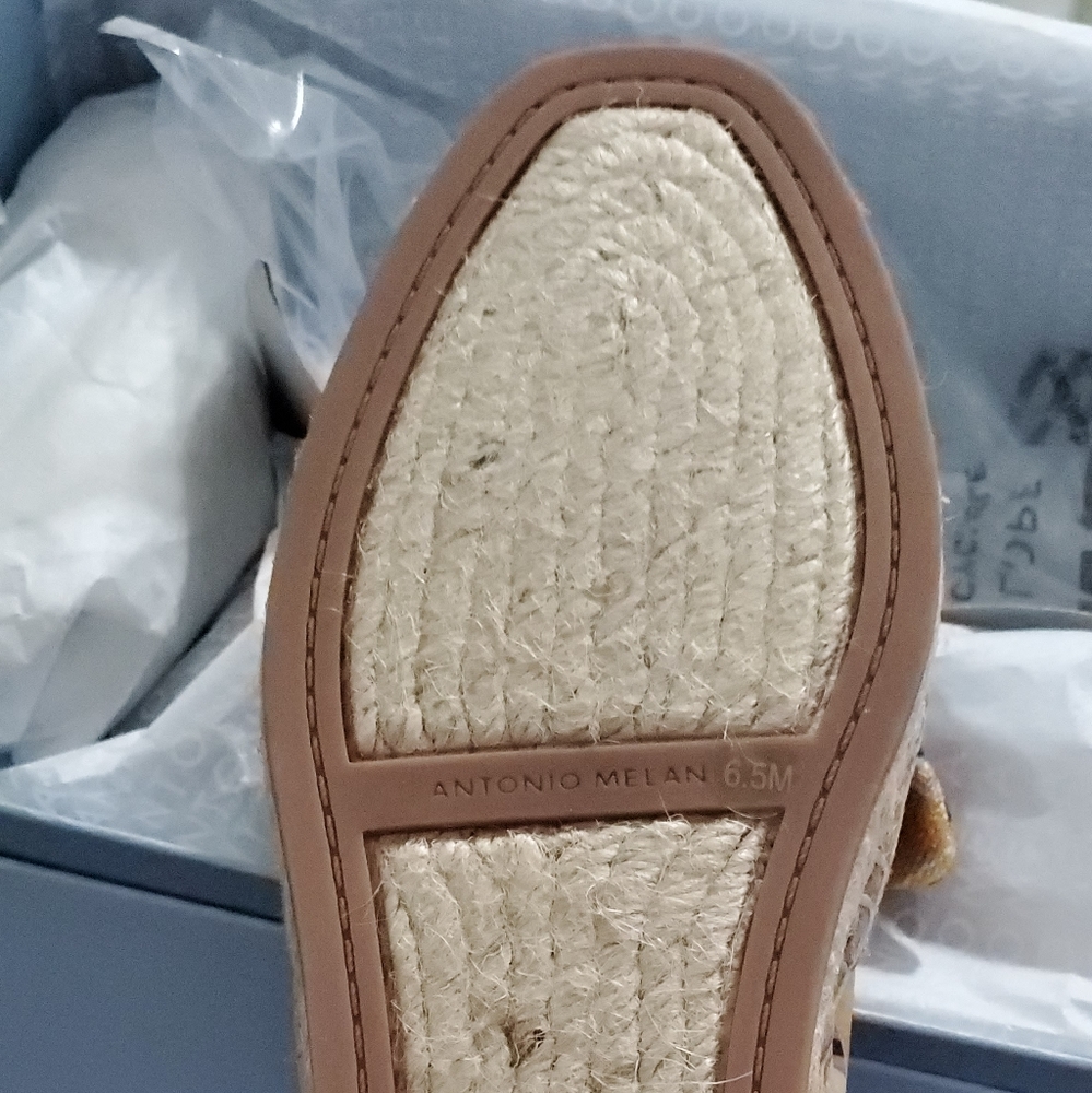 Antonio Melani Locklinn Silk Floral Printed Bow Detail Espadrilles